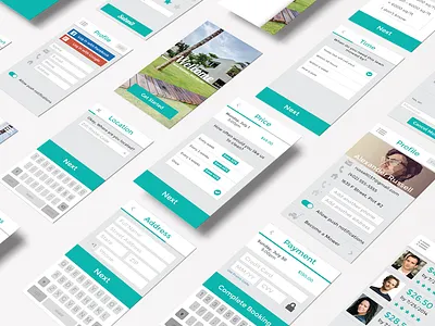 Mowdo - Uber for lawncare app demo day ios iphone mowdo perspective product design startup ui ux