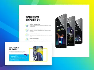 Website Page Sections app design features iphone long page one page presentation testimonials ui user interface webdesign website