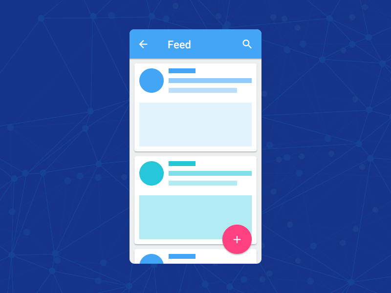 Material Design Fav Button Animation (AEP) android fav button floating circular button material prototype ui ux