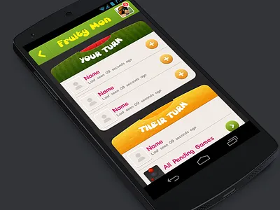 List of Pending Games add colors fruit fruits game leaderboard list monster multiplayer pending games scoreboard ui