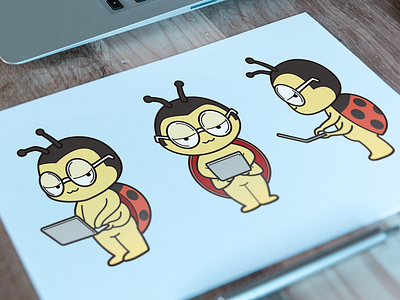 Bugtags - 吉祥物设计 logo；mascot