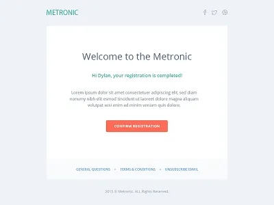 Metronic - Responsive Admin Dashboard Template. Email Template 1 admin app bootstrap chart dashboard email flat product sidebar template ui ux