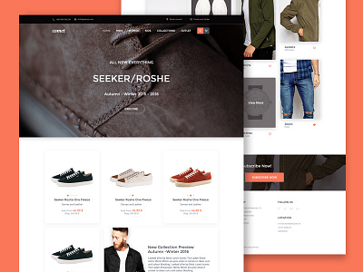 Comet Template bootstrap cards clean comet ecommerce eshop layout minimal photoshop ui uikit