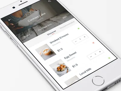 Food Delivery App app delivery food ios iphone lunch meal mobile design restaurant