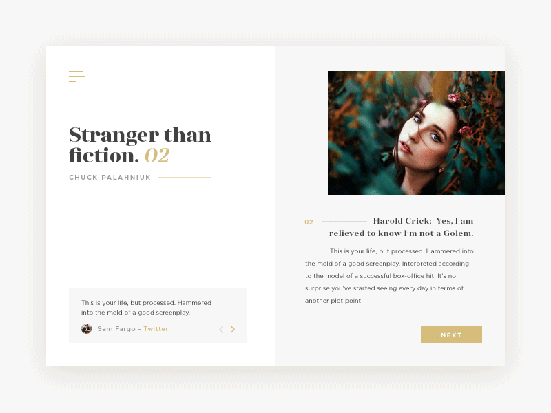 Book UI Animated book business clean minimal minimalism minimalistic portfolio smart ui