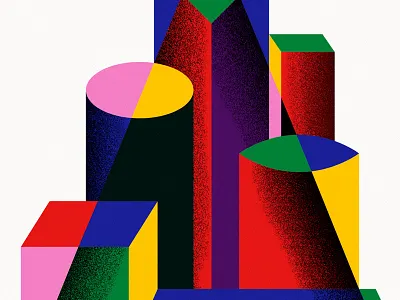 Artesanía afiche azambuja colors craft martin poster shapes texture triangle