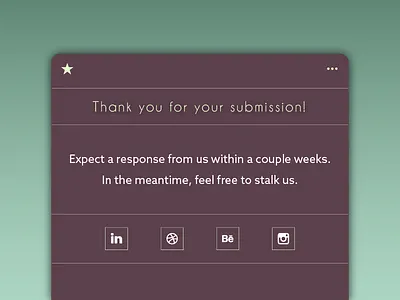 "Thank you" for DailyUI 077. 077 ardenhanna bay area dailyui for hire freelance interface sf ui ux