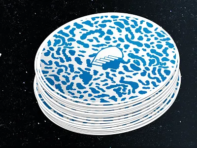 Stickers Header acid circle die cut header mock up stickers trippy website