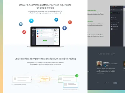 Telcos landing page illustration landing page telco telecoms ui userexperience userinterface ux web website