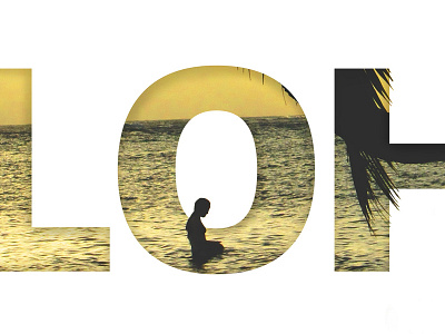 Aloha design hawaii photography typography