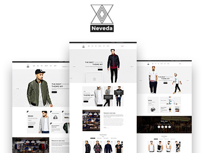 NEVEDA - Stylish PSD Template for Fashion Webshop ecommerce fashion psd template webshop