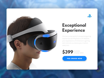 Day 024 - VR Promo Popup card dailyui ecommerce fonts free freebie gaming graph popup product psd vr