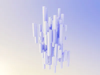 Columns — lighting & material study cinema 4d lighting material study