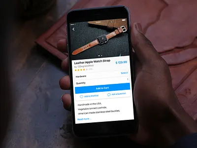 Product Detail — Declined app detail ecommerce ios iphone market mobile product shop ui ux