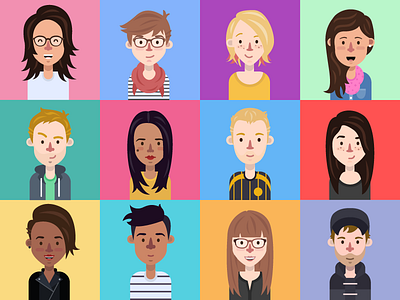 Team Avatars avatars people portrait team