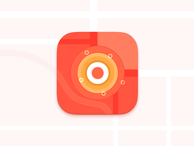 Location Chat - iOS app bounce chat gps icon ios location map nearby