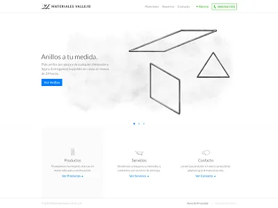 Website Polish construction construction materials home page ui design