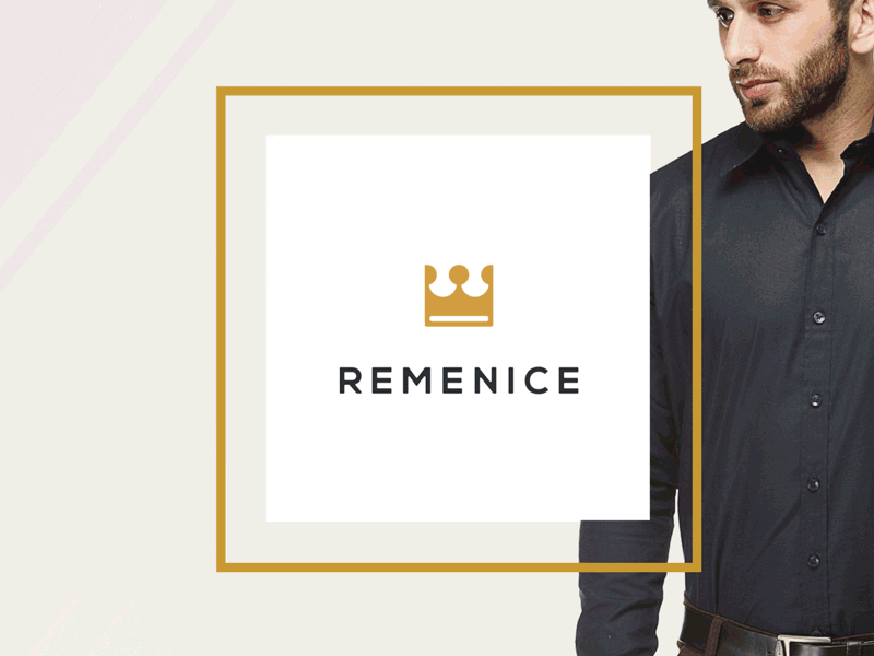 Identity - Premium Mens Brand crown fashion identity logo men shirt