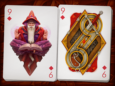PlayingArt contest gamecard gun illustration inkration mechanism metal playingart steampunk sword weapon