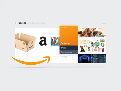 Amazon / Brand Mood Board amazon brand branding mood board