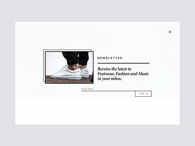 Newsletter Layout minimal minimalism newsletter