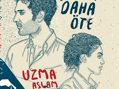 Benden Daha Öte II book cover grit illustration novel pakistan uzma aslam khan