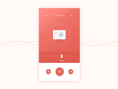 #Fm#Daily UI fm red ui