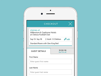 Card design for hotel reservation/check out page book card checkout edit form hotel mobile reservation text travel ui ux