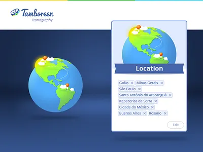 Tamboreen Iconography - Part 1 facebook iconography icons illustration set symbols
