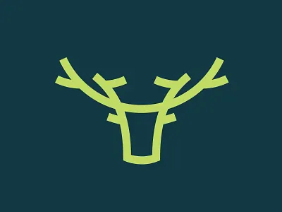 Oh...Deer! animal branding concept deer design forest logo