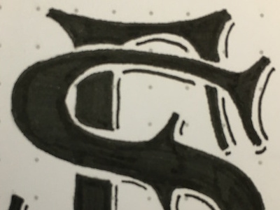 San Fransisco Monogram Sketch design drawing handlettering lettering san fransisco sketch