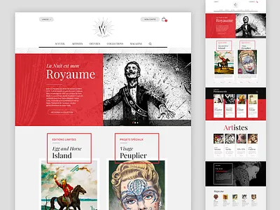 Artjaws landing page art artjaws design landing page ui ux