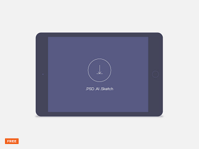 Free minimal dark landscape tablet mockup ai dark flat freebie ipad landscape mockup psd sketch tablet