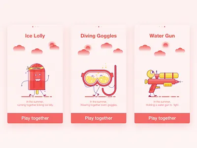 Summer guide pages diving goggles guide guns pages popsicle summer water