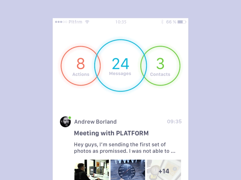 Email. Let's make it better (Dashboard). ae app concept email gif ixd mobile motion ui ux