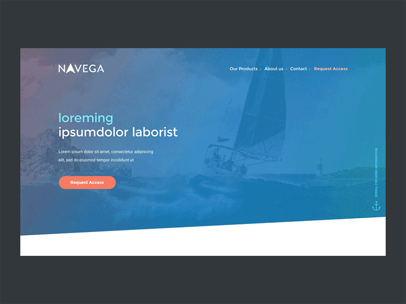 Navega Landing Page icon icons interface landingpage navega ui ux web webdesign