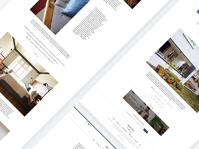 Interior Design Blog blog clean design elegant interiors layout simple website white