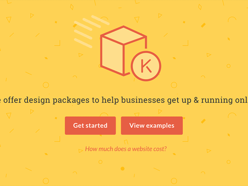 Karsten Rowe Web Design buttons cta footer graphic harrogate icon web design