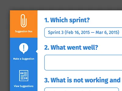 Suggestion Box agile cisco clean contrast corporate enterprise feedback flat icons review sprint