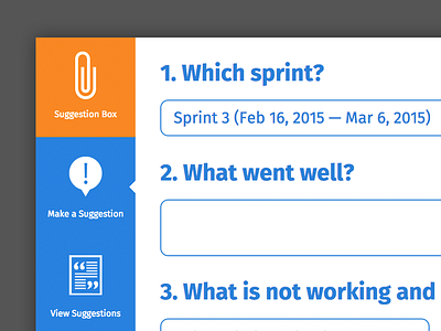 Suggestion Box agile cisco clean contrast corporate enterprise feedback flat icons review sprint