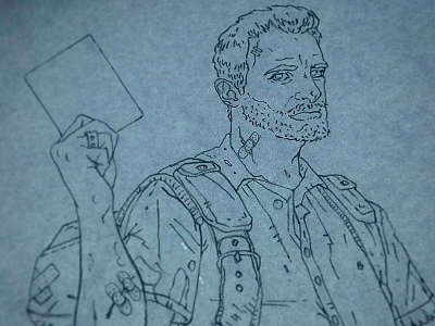 Z SURVIVOR characters drawing handdrawn illustration pencil process sketch survivor wip zombie