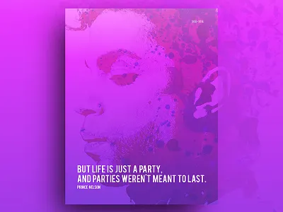 Tribute to Prince Nelson behance color gradient greatest nelson poster prince princenelson ripi tribute tumblr