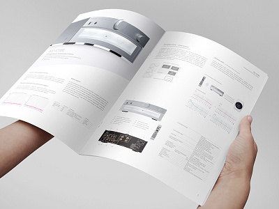 Technics Brochure audio clean folder minimalism music quality sound technics
