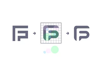 FP Monogram - Suggestion branding f identity logo monogram p