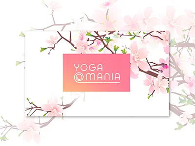 YogaMania logo branding logo sport yoga