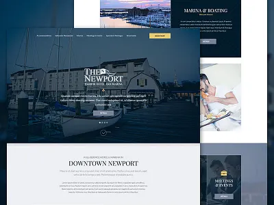Rhode Island Hotel Website Comp comp design hotel marina rhode island website
