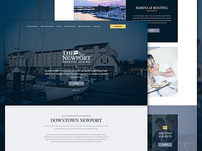 Rhode Island Hotel Website Comp comp design hotel marina rhode island website