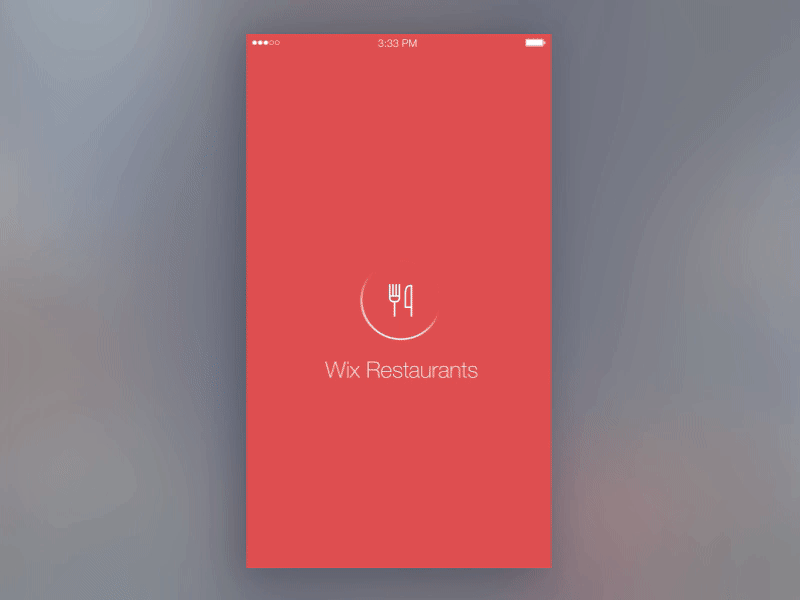 Login Interaction app login phone restaurants wix