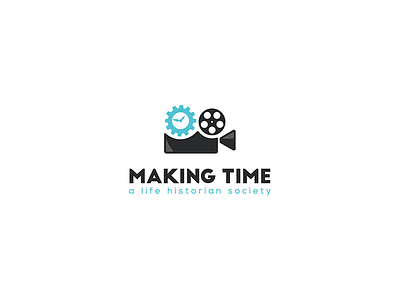 Making Time camera gear grey history life logo record story time video watch