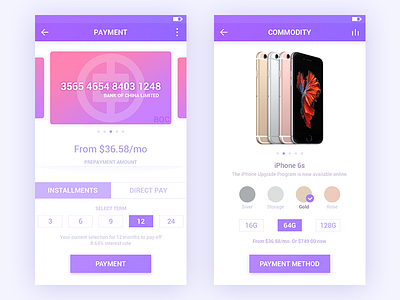 Commodity payment functions. app data icon illustration ios iphone ui